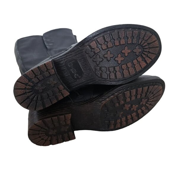 BOC Mckenna Black Vegan Leather Tall Riding Boots - Picture 9 of 11